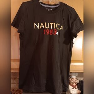 New Womens Nautica Tee Shirt L